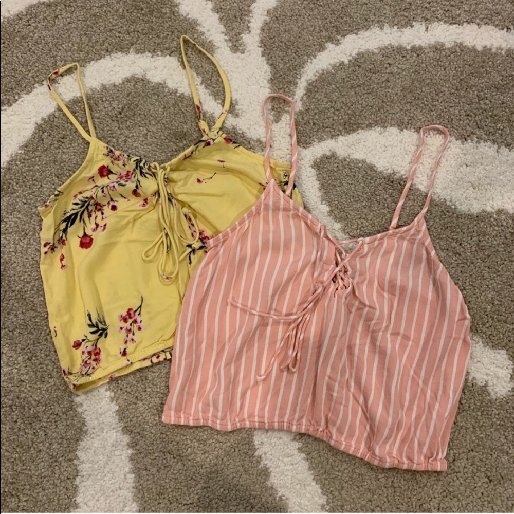 Kendall & Kylie crop tanks XS